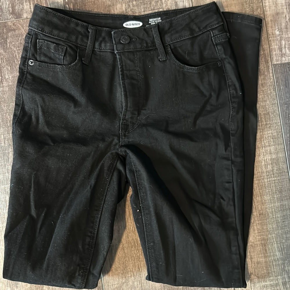 Black old navy skinny jeans
